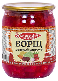СОЛЯНКА ДАВЫДОВСКИЙ ПРОДУКТ, ИЗ СВЕЖЕЙ КАПУСТЫ, 510 Г