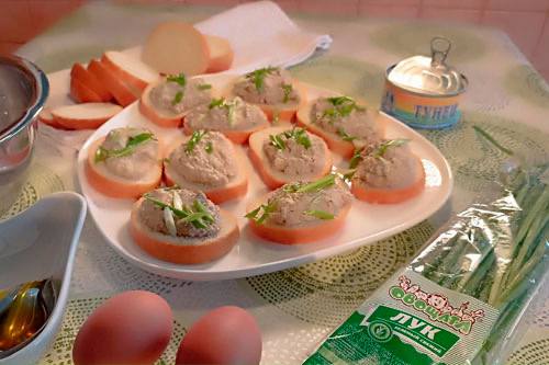 ЗАКУСКА «ТУНЕЦ С ГРЕЦКИМ ОРЕХОМ»