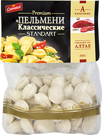 ПЕЛЬМЕНИ САЛЬНИКОВ, КЛАССИЧЕСКИЕ, КАТЕГОРИЯ А, 800 Г