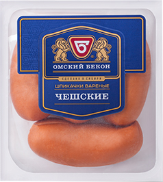 ШПИКАЧКИ ЧЕШСКИЕ, ОМСКИЙ БЕКОН, 1 КГ