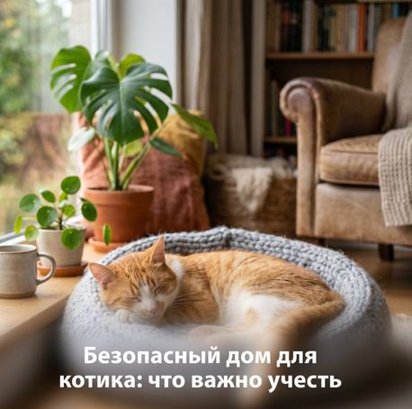 Безопасный дом для котика: что важно учесть