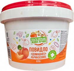 ПОВИДЛО ПЛАТИ МЕНЬШЕ - ЖИВИ ЛУЧШЕ, АБРИКОС, 870 Г