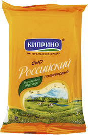 СЫР КИПРИНО, РОССИЙСКИЙ, 50%, 180 Г