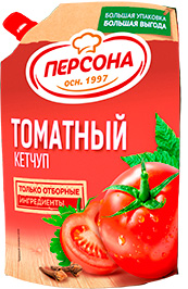 КЕТЧУП ПЕРСОНА, ТОМАТНЫЙ, 800 Г