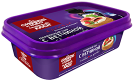 СЫР ПЛАВЛЕНЫЙ СЫРНЫЙ МАГ, С ВЕТЧИНОЙ, 50%, 180 Г