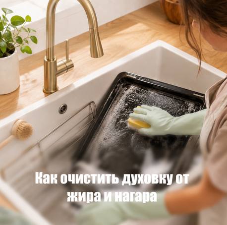 Как очистить духовку от жира и нагара