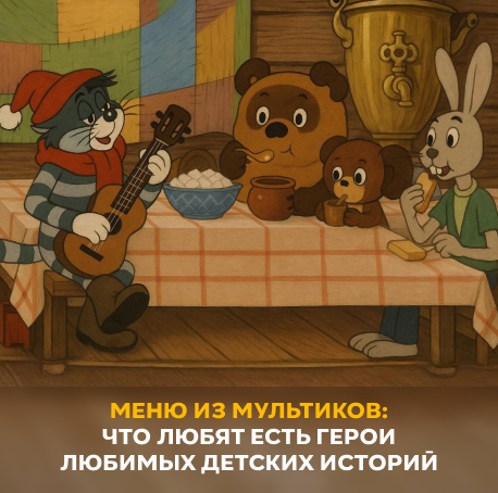 Сладости в советских мультфильмах и сказках: что любили герои