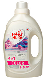 ГЕЛЬ ДЛЯ СТИРКИ ХАУС ХЕРЦ, КОЛОР, 1,3 Л