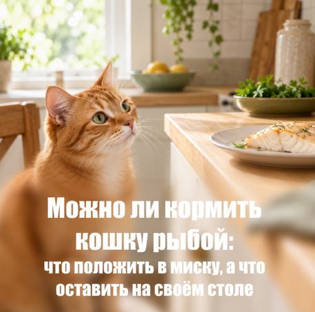 Можно ли кормить кошку рыбой: что положить в миску, а что оставить на своём столе