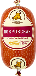 КОЛБАСА ПОКРОВСКАЯ, СПК, ВАРЁНАЯ, 470 Г