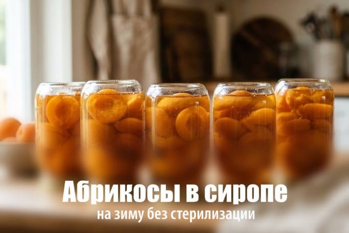 Абрикосы в сиропе на зиму без стерилизации