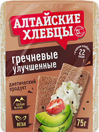 ХЛЕБЦЫ АЛТАЙСКИЕ, ГРЕЧНЕВЫЕ, 75 Г