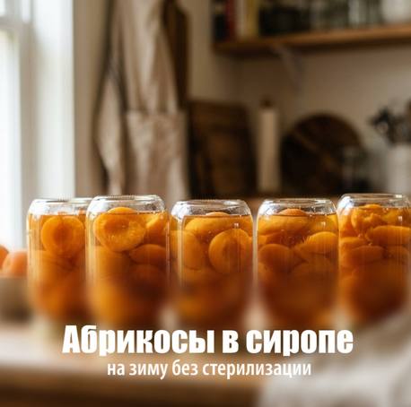Абрикосы в сиропе на зиму без стерилизации