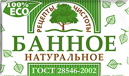 МЫЛО ТУАЛЕТНОЕ БАННОЕ, 180 Г