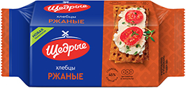 ХЛЕБЦЫ ЩЕДРЫЕ, РЖАНЫЕ, 100 Г