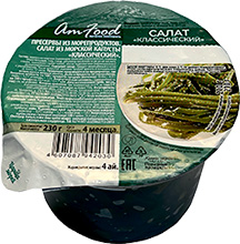 САЛАТ ИЗ МОРСКОЙ КАПУСТЫ ЦАРИЦА МОРЕЙ, КЛАССИЧЕСКИЙ, 230 Г