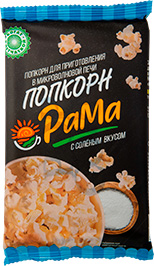 ПОПКОРН РАМА, ДЛЯ СВЧ, СОЛЁНЫЙ, 100 Г