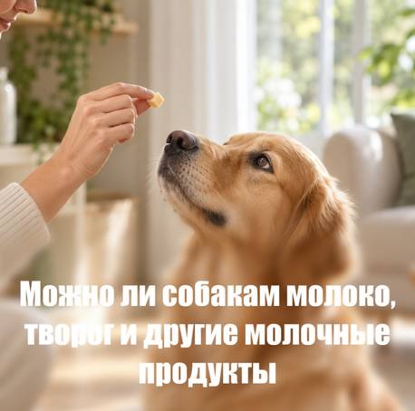 Можно ли собакам молоко, творог и другие молочные продукты