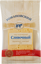 СЫР РОМАНОВСКИЙ, СЛИВОЧНЫЙ, 50%, 180 Г