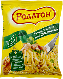 ЛАПША РОЛЛТОН, КУРИНАЯ, ПО-ДОМАШНЕМУ, 85 Г