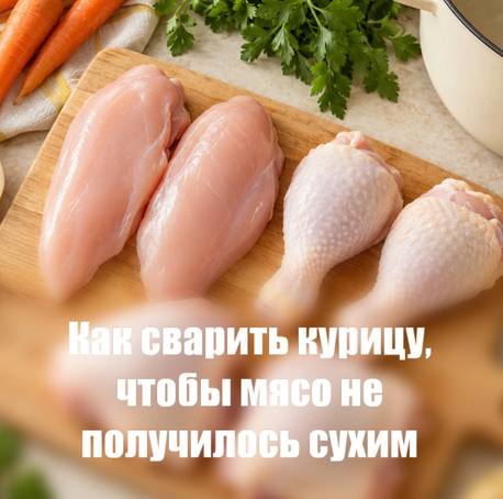 Как сварить курицу, чтобы мясо не получилось сухим