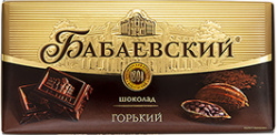 ШОКОЛАД БАБАЕВСКИЙ, ГОРЬКИЙ, 75 Г