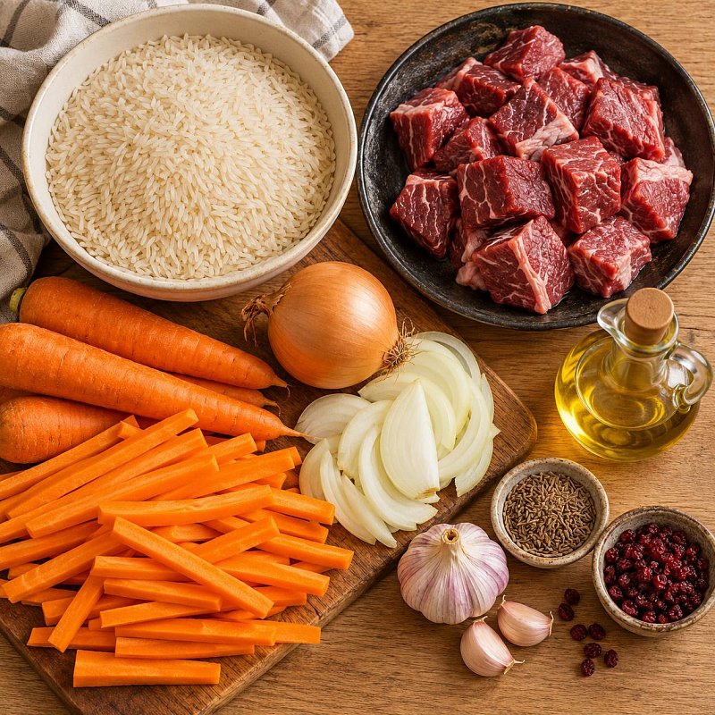 Как приготовить домашний плов: рассыпчатый рис, сочное мясо и насыщенный вкус