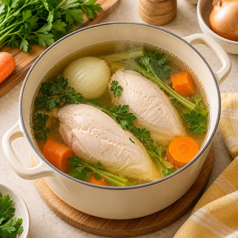 Как сварить курицу, чтобы мясо не получилось сухим