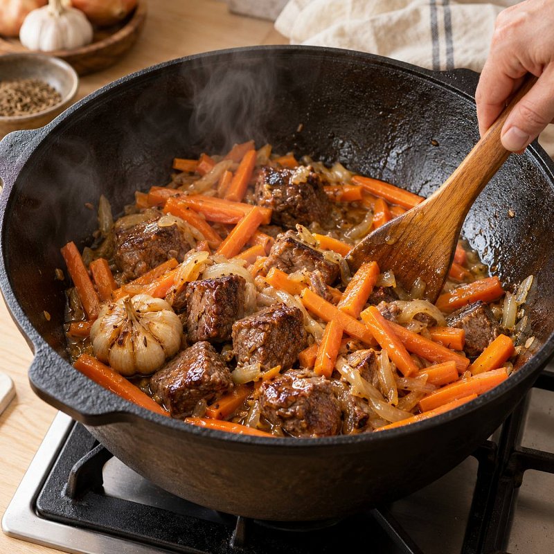 Как приготовить домашний плов: рассыпчатый рис, сочное мясо и насыщенный вкус